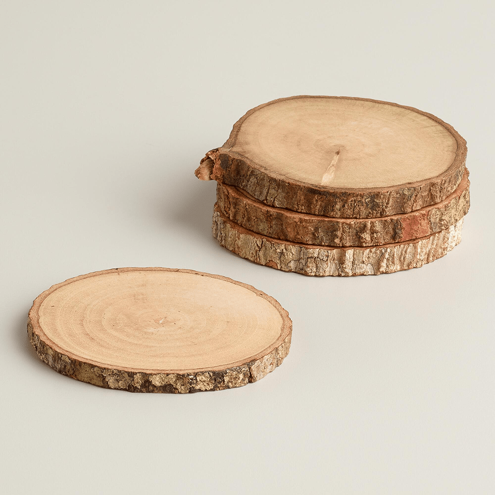 Bark coasters