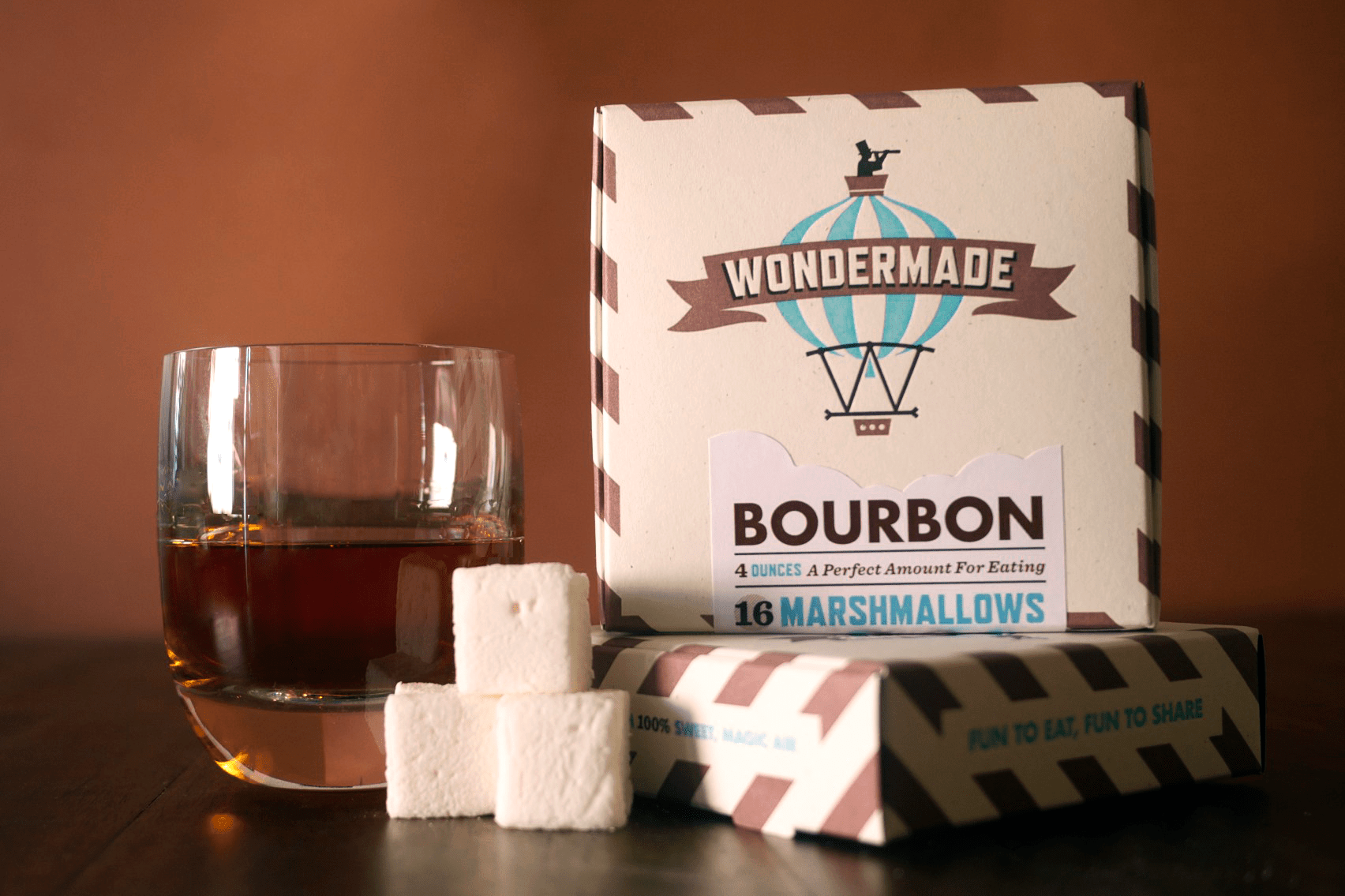 Bourbon marshmallows