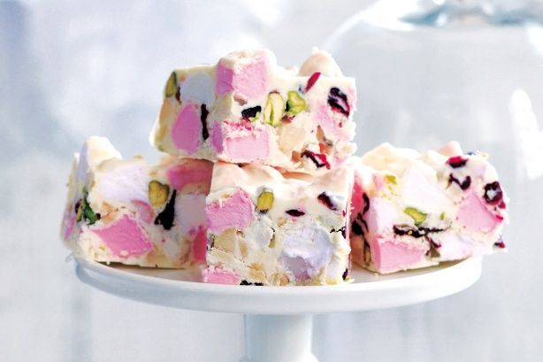 White chocolate rocky road