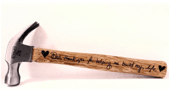 Engraved hammer
