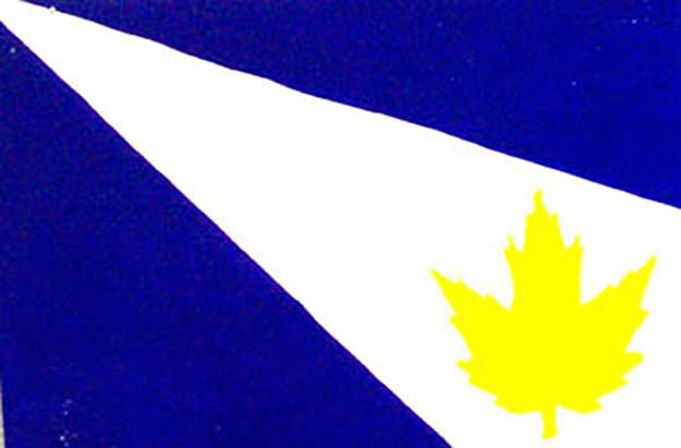 A light shining over one Canada