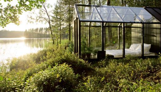 glass cabin