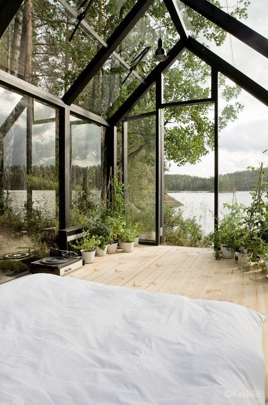 glass cabin