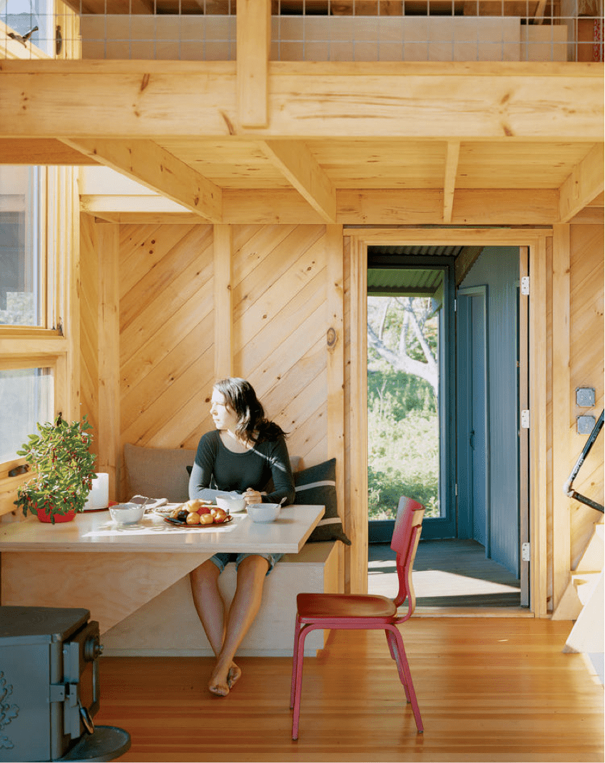 Tiny home on the floating acre