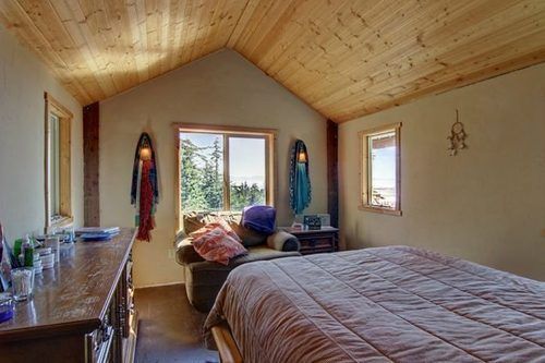 One of the upstairs bedrooms.