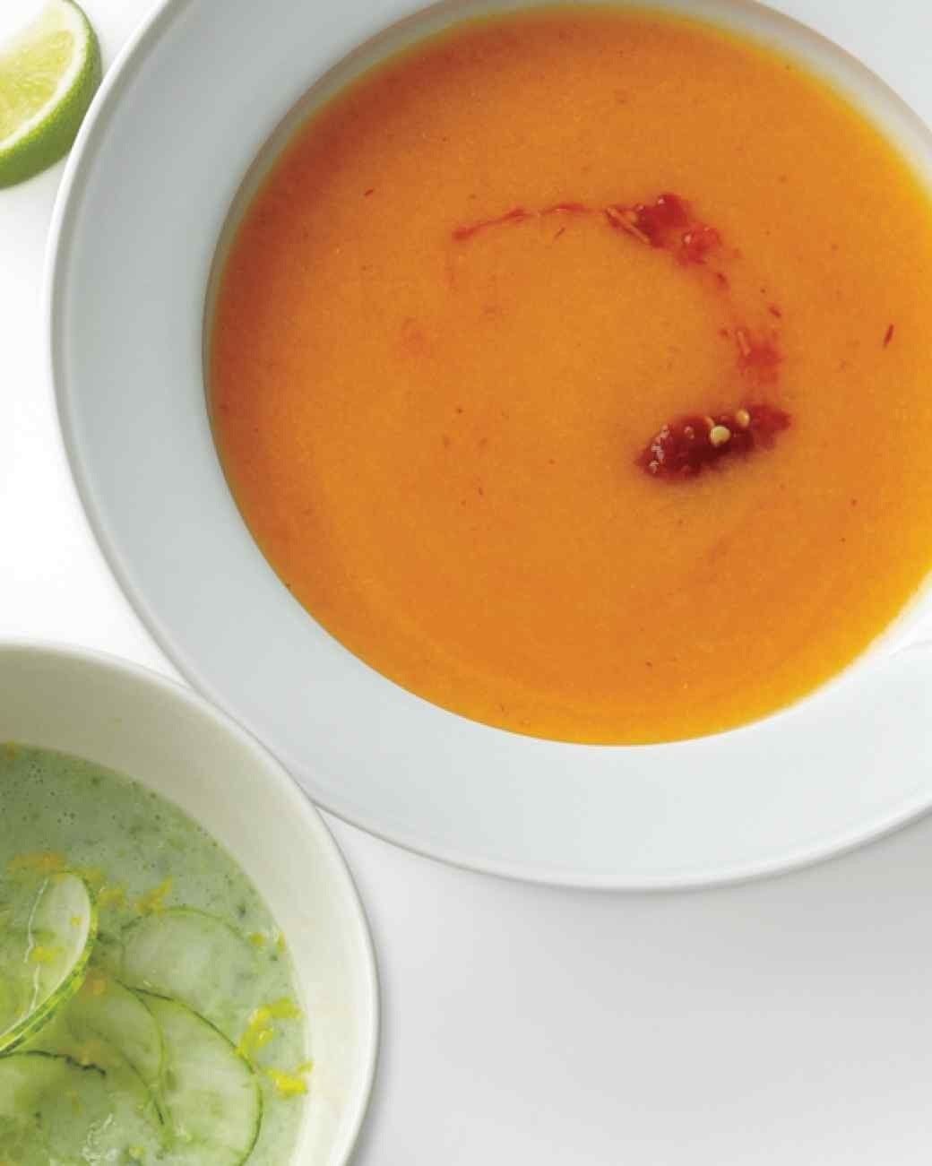 Cantaloupe, Lime and Chili Soup