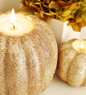 Glitter pumpkins