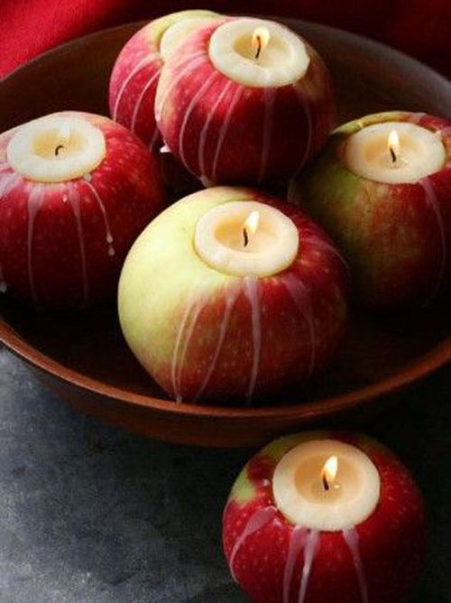 Apple candles
