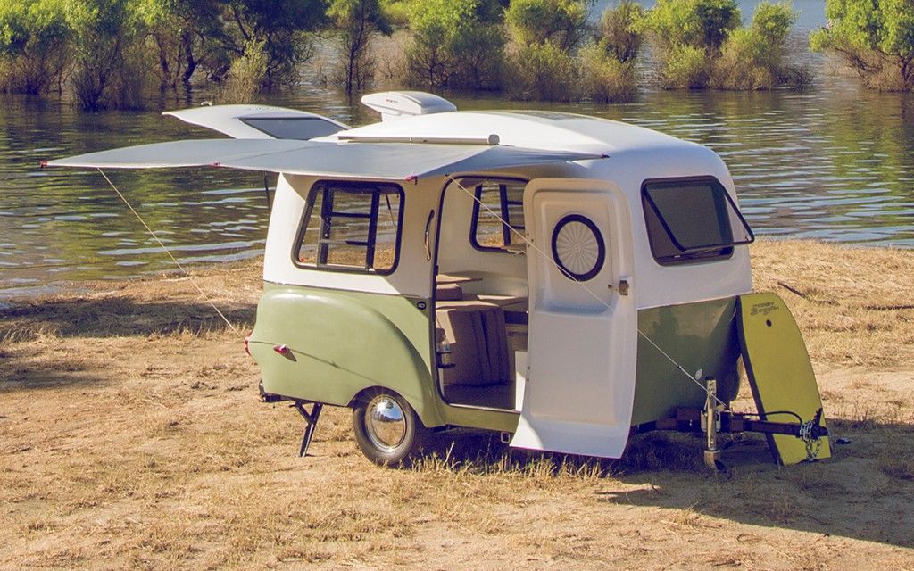 Outside of camper
