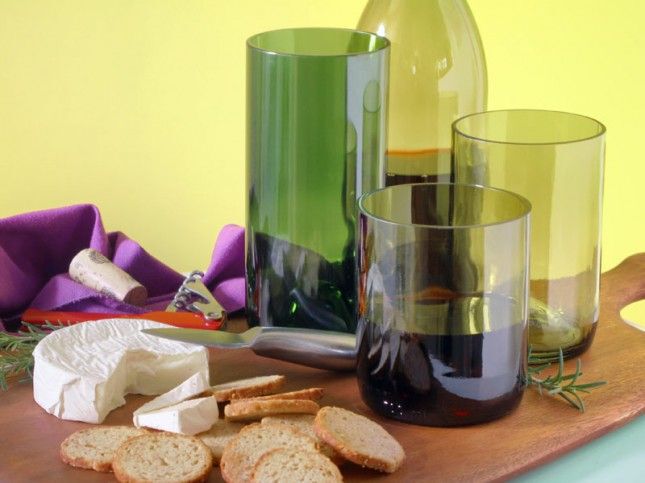 Wine bottle tumblers