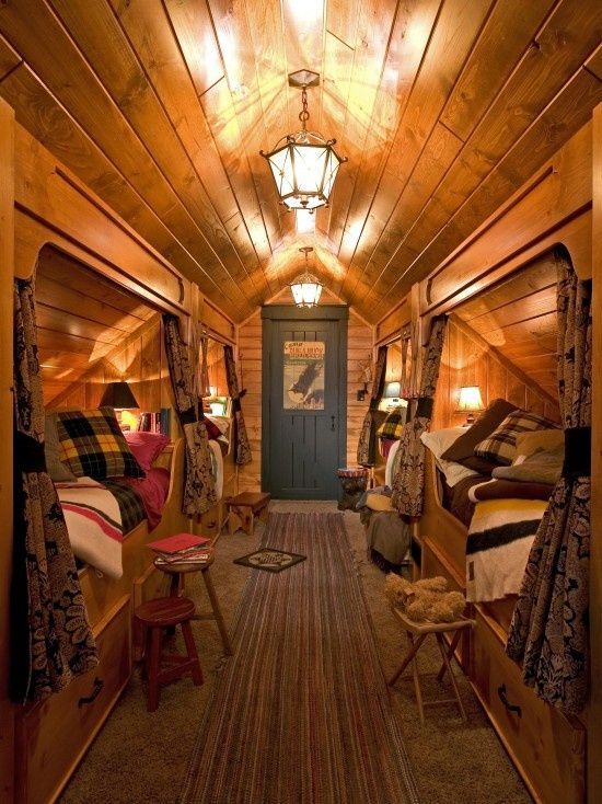 A cozy attic bedroom.