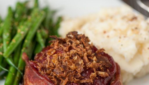 Bacon Wrapped Mini Meatloaf