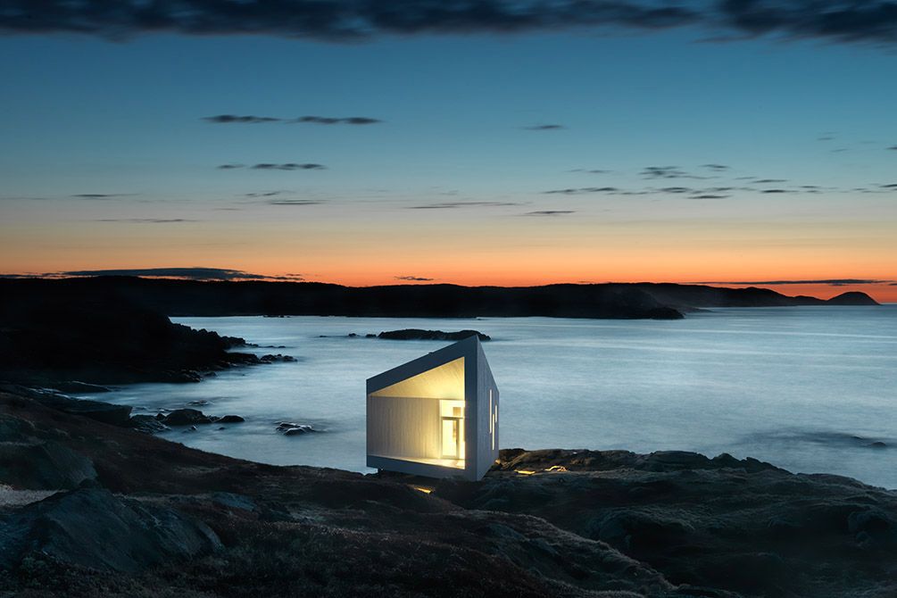 A secluded cabin in Newfoundland.