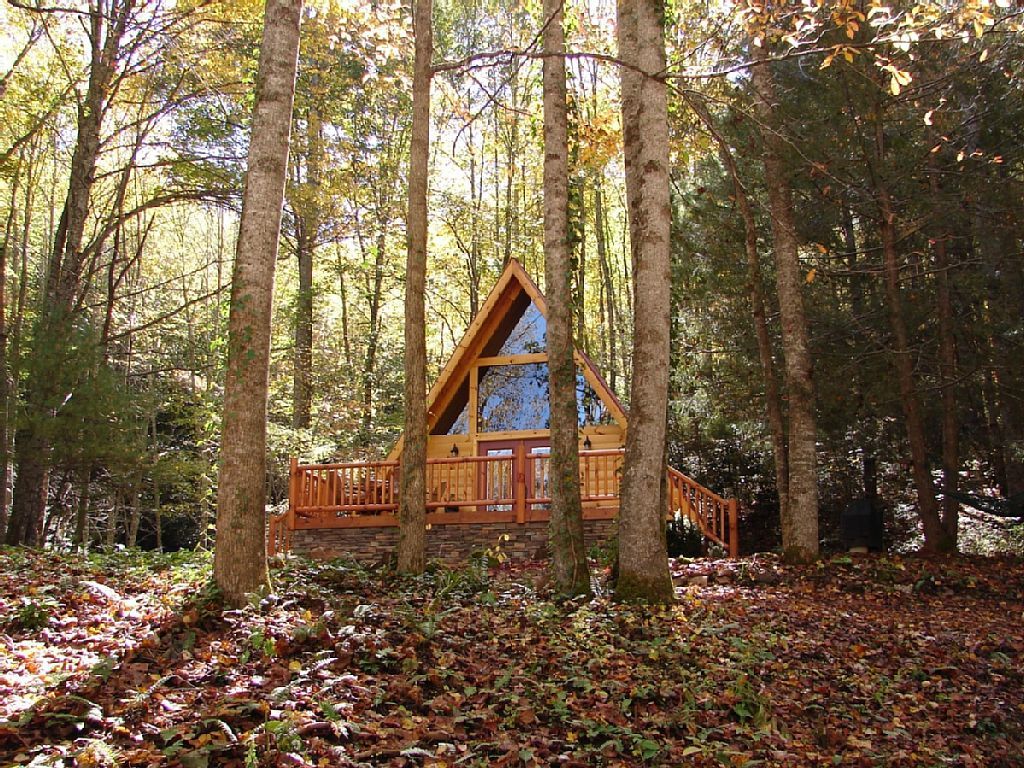 A secluded cabin in North Carolina.