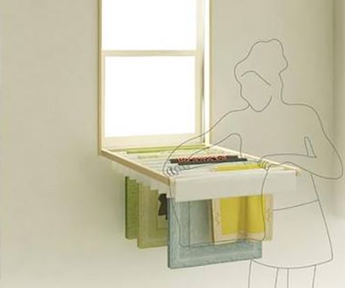 fold-out window blinds