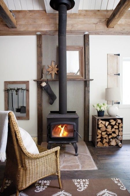 wood stove