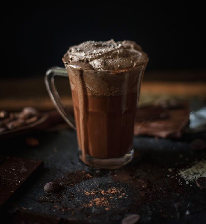 Hot Chocolate With Sea-salt Whipped Cream