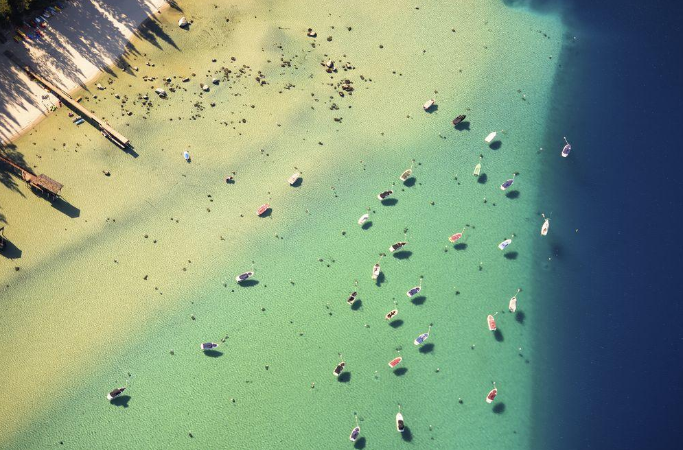 Lake Tahoe and boats