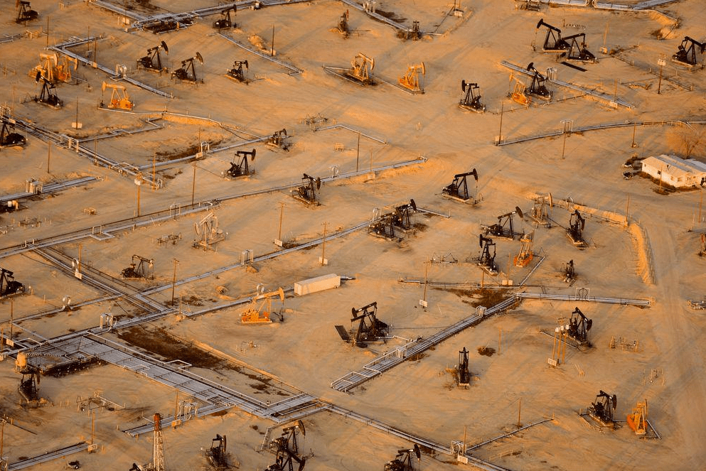 Oil field in California