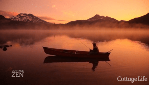 Fishing at dawn