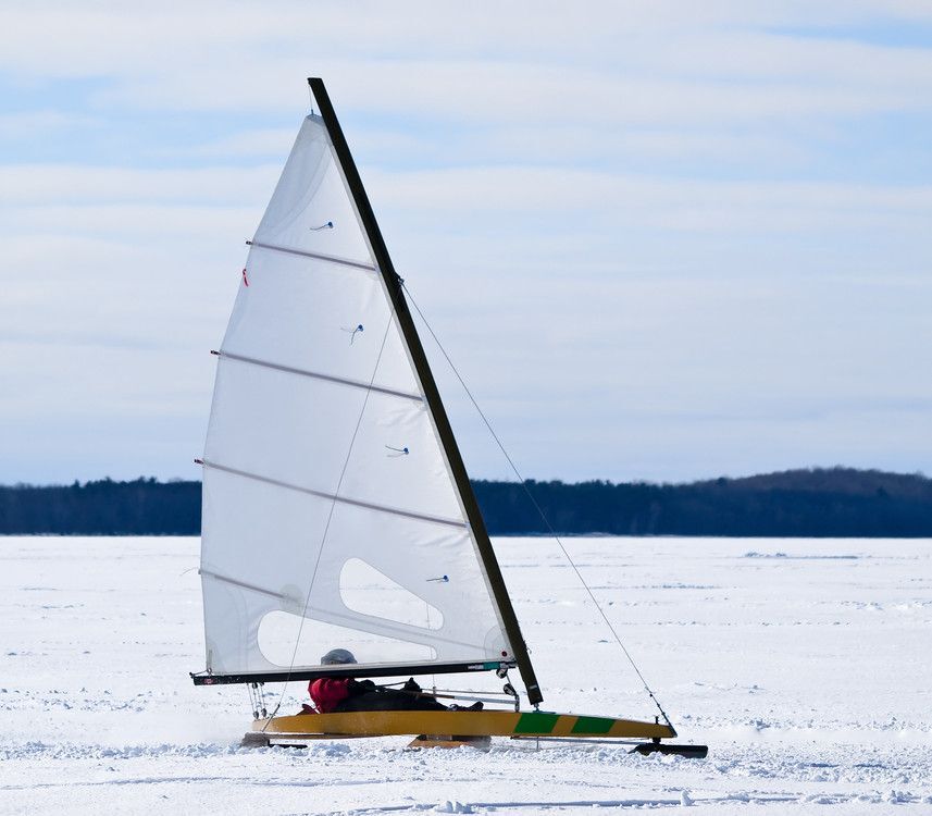 Ice boating