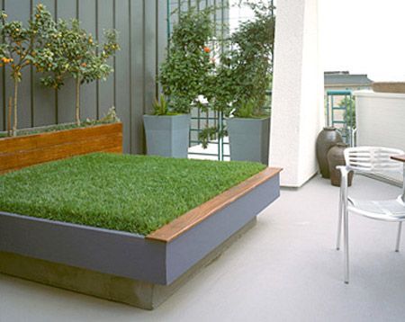 Grass bed
