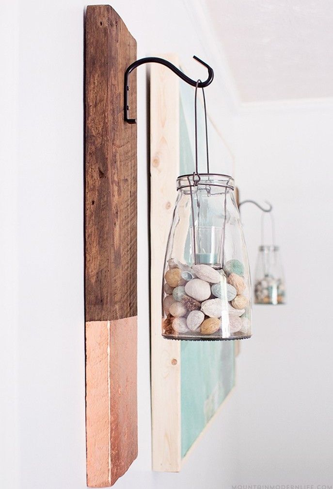 Rustic-modern wall hanging