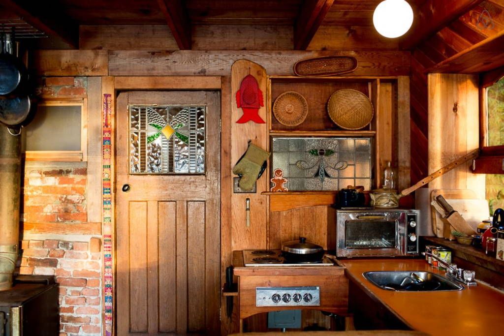 Back door area