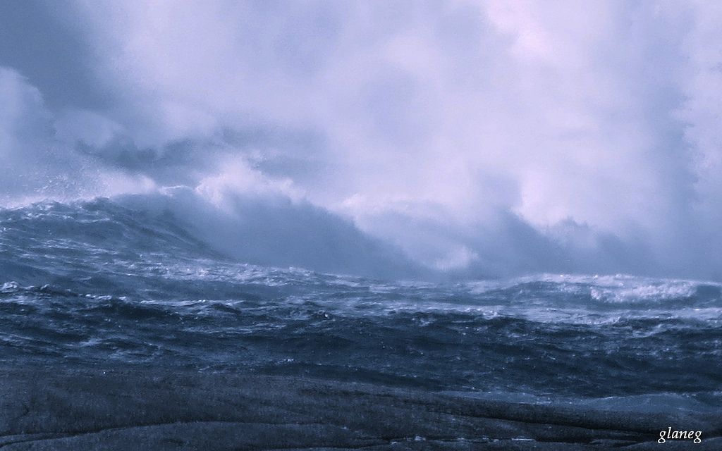 Waves at Peggy's Cove