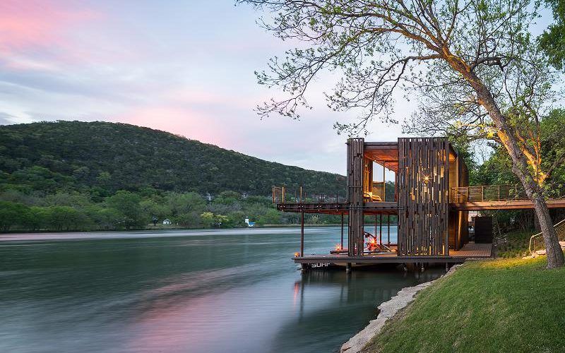 Super modern boathouse