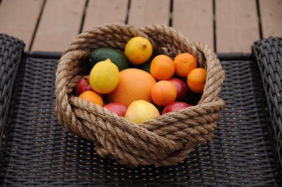 bowl made from rope
