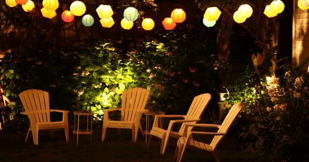 String light paper lanterns