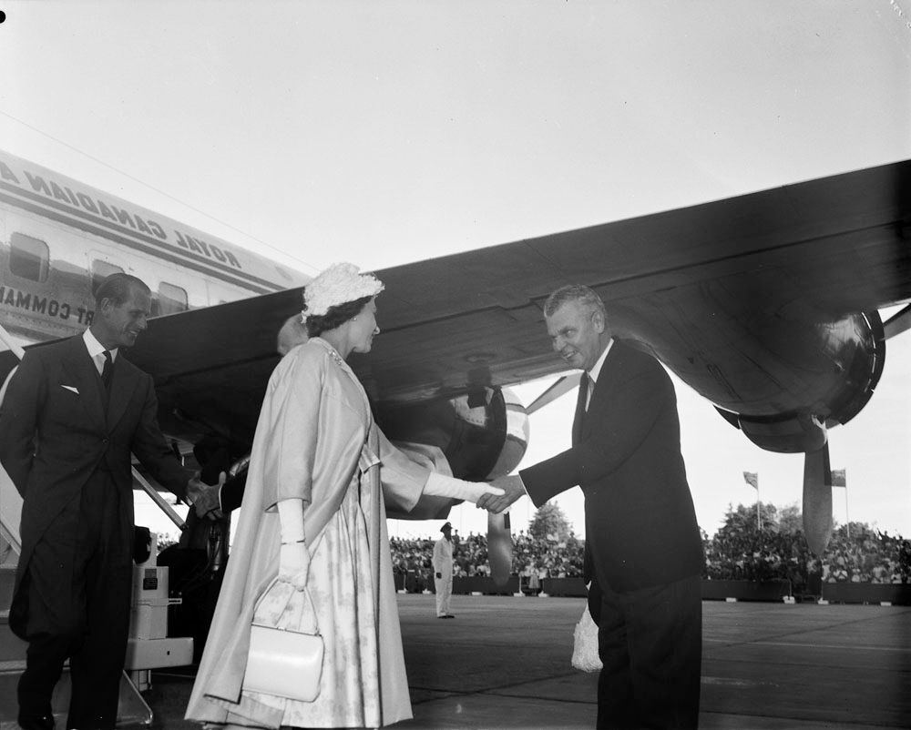 Hosted in 1958, the first federally organized celebrations were actually meant to reinforce Canada’s British values