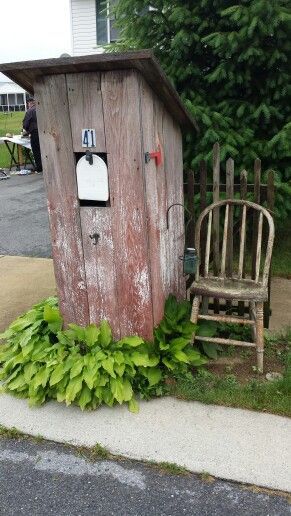 Outhouse mailbox