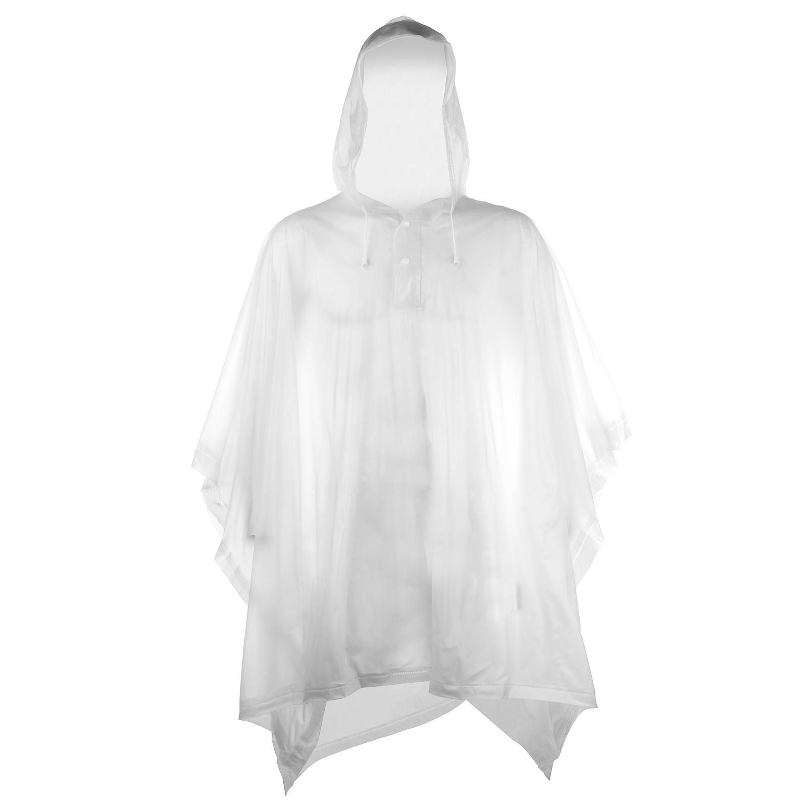 Plastic rain poncho