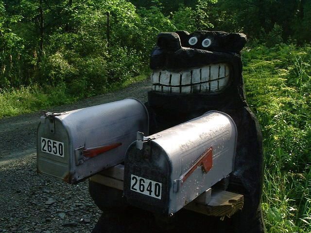 Bear mailbox