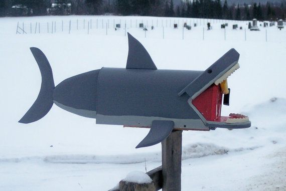 Shark mailbox