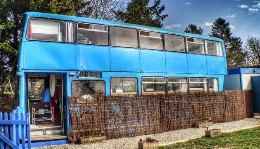 Betsy Blue double-decker bus