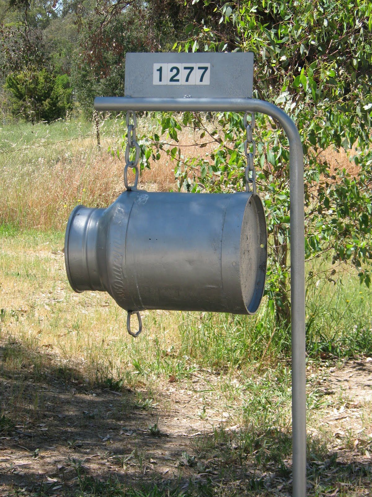 Milkcan mailbox
