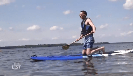 Stand-up paddleboarding