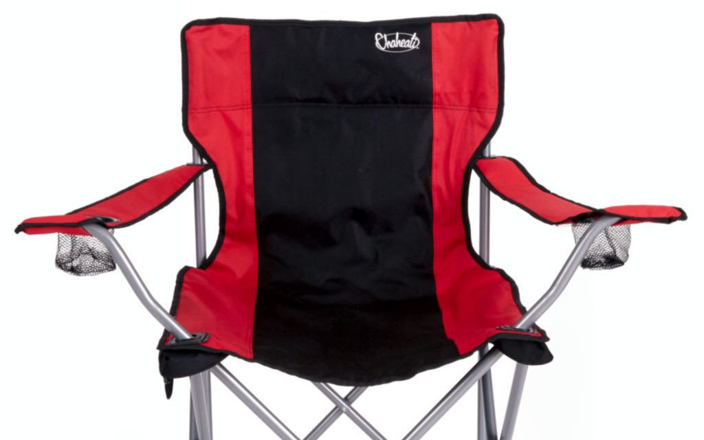 Heated camping chair