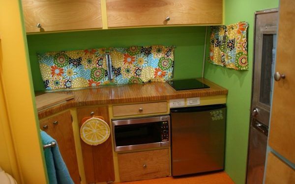 Trailer turned tiny house