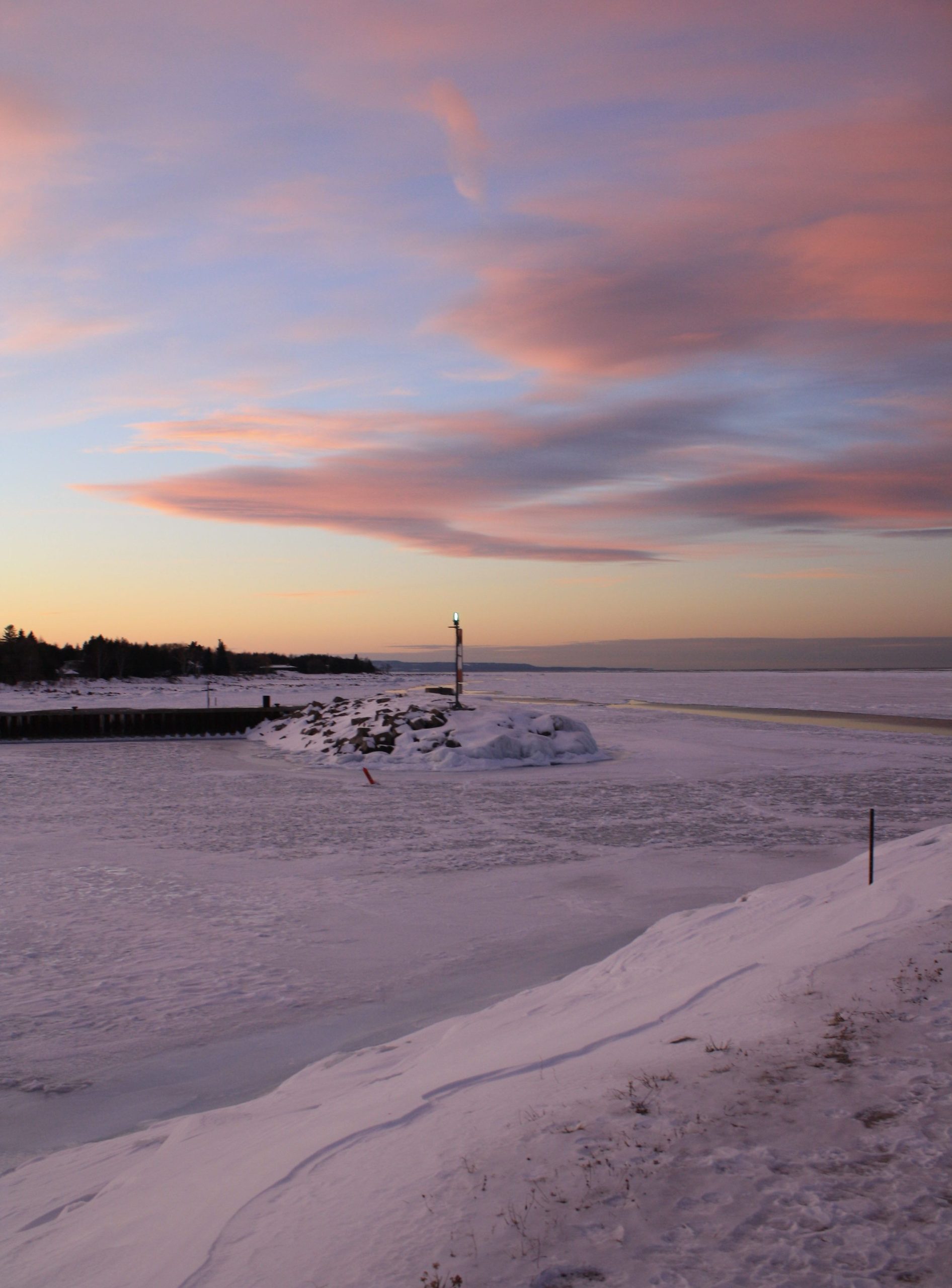 Sunset at the marina