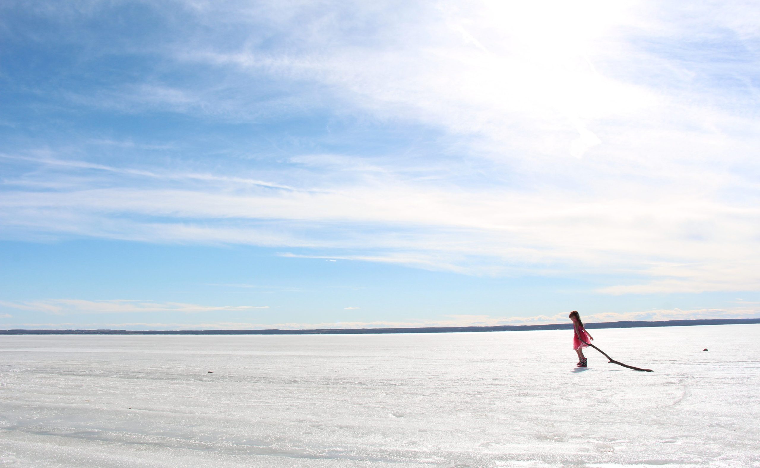 Adventures on a frozen lake