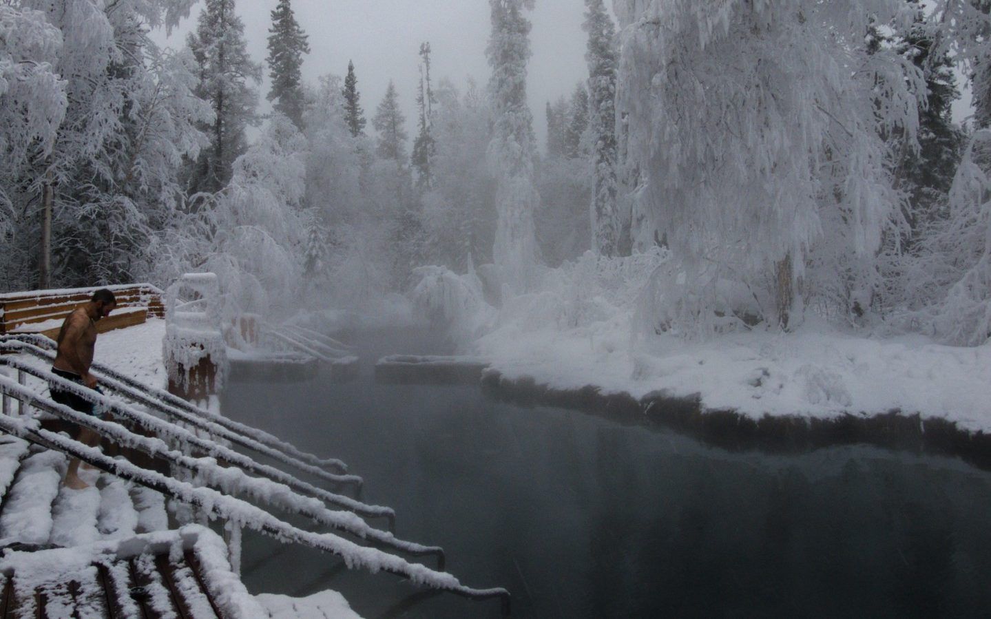 Soak up the warmth of a natural hot spring in BC