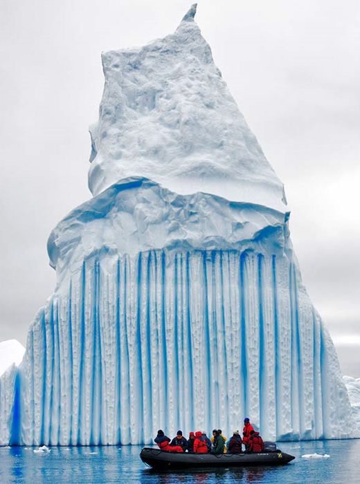 Striped iceberg