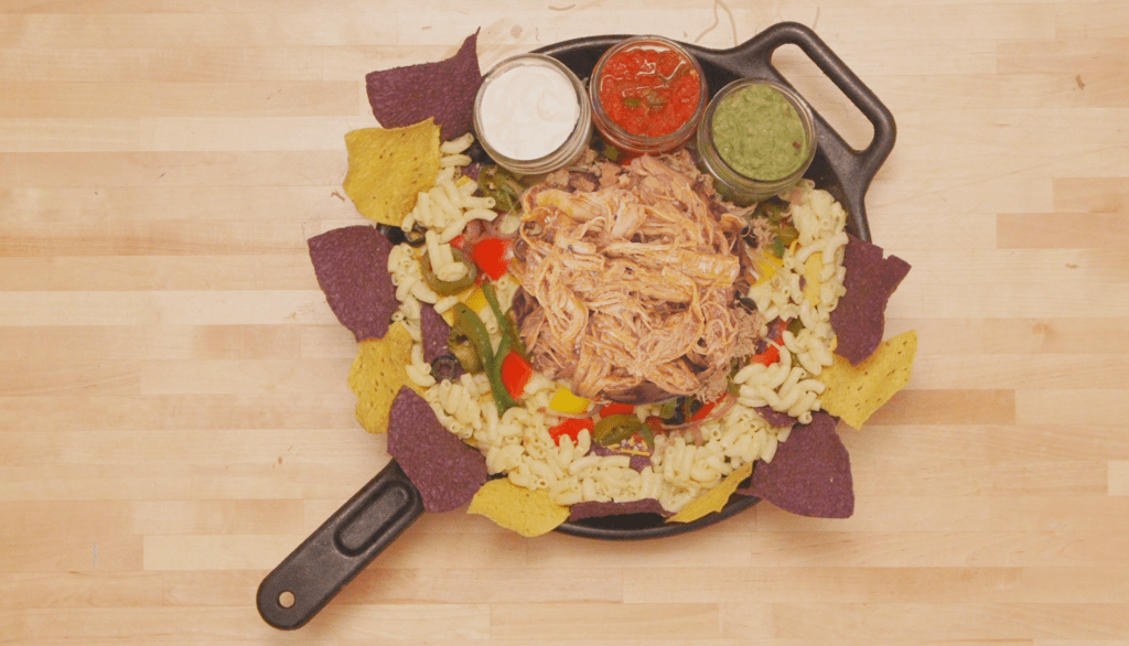 Pulled pork nachos