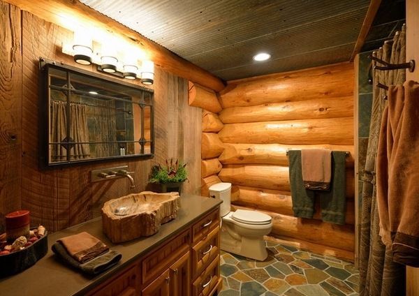 Rustic washrooms