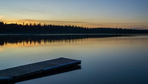 Manitoba Moon Lake in Riding Mountain National Park Manitoba, Canada.