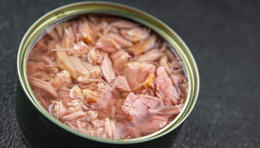 Open can of tuna.
